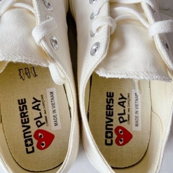 Comme des Garçons PLAY x Converse Chuck Taylor All Star 70 Sneaker Mens US 8 - Picture 7 of 11